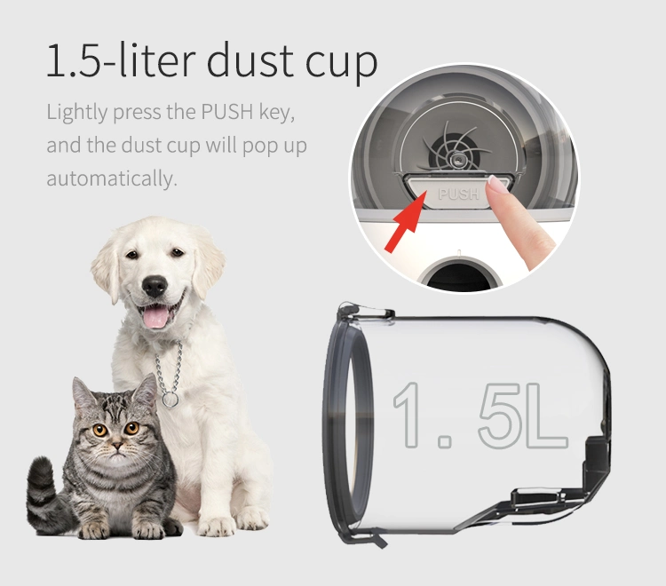 Iclipper- Lm2 Basic Customization Pet Grooming Vacuum Kit with 7 Pet Grooming Tools Dog Clipper &amp; Pet Vacuum Cleaner