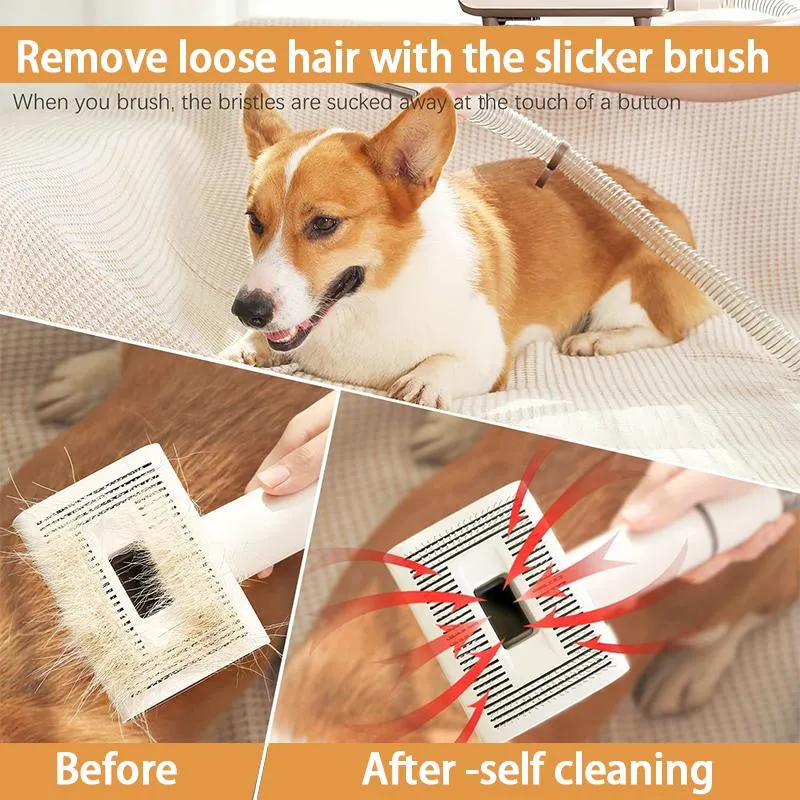 Best Selling Portable Electric Pet Cat Dog Hair Cleaning Machine Vacuum Grooming Clean Hair Combs Shed PAL Remover Tools