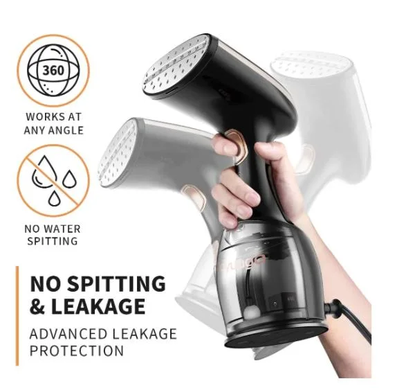 CE RoHS GS CB Portable Handheld Garment Steamer Iron for Fabric Clothes Textile