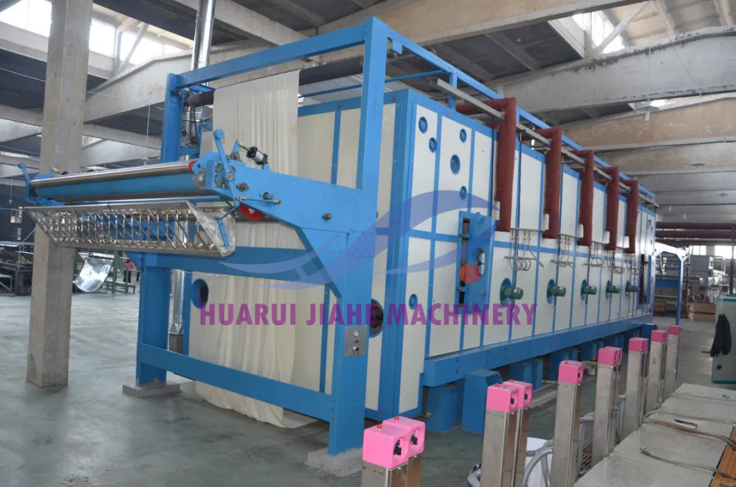 Continuous Large Production Fabric Steamer Machine, Fabric Steaming Machine to Fix Color After Printing Process