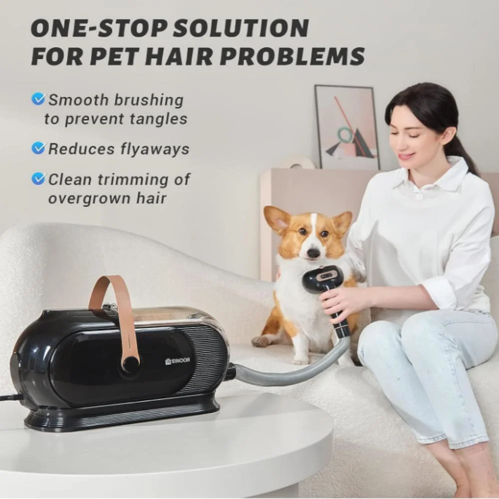 Low Noise Design Dog Grooming Vacuum with 4 Limit Combs