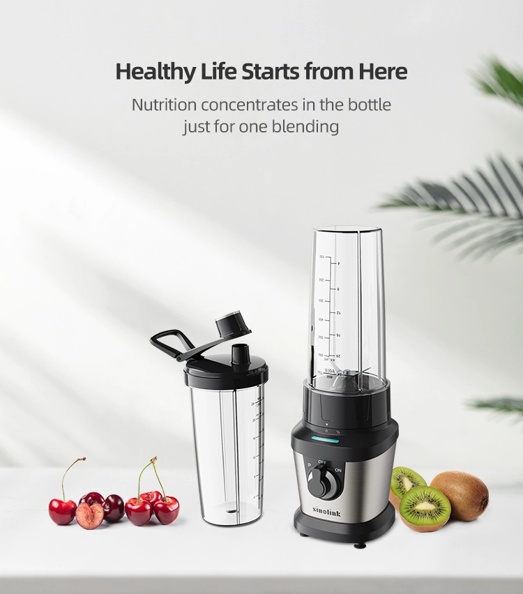 2023 New Design 400W Portable Smoothie Blender Personal Electric Blender for Shakes and Smoothies