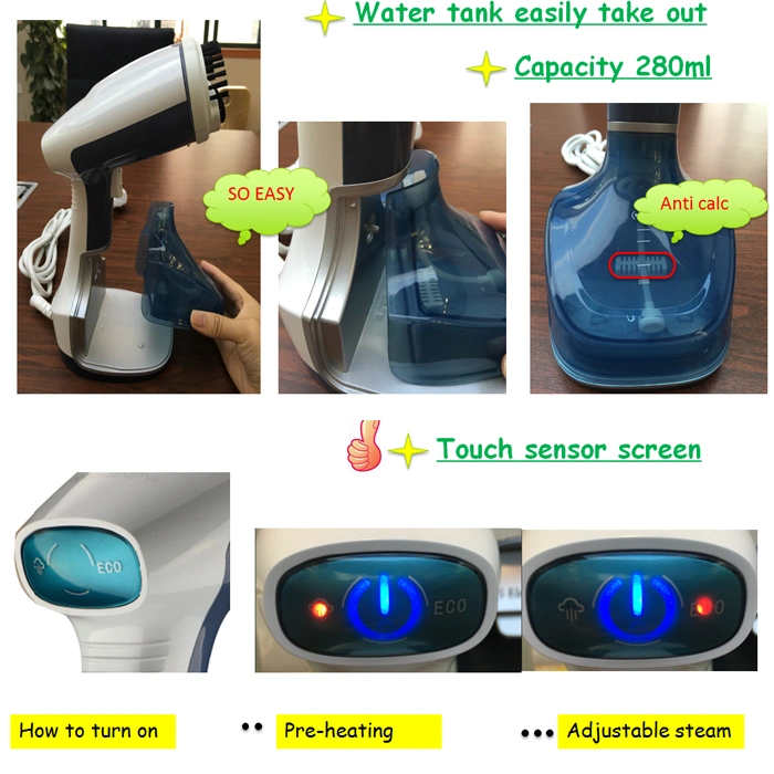 Ly001 2018 Newest Handheld Light Weight Garment Steamer