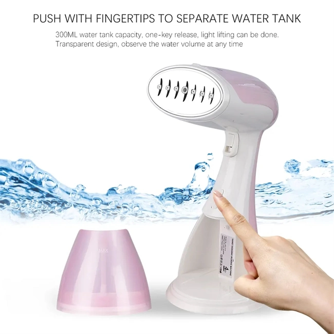 Portable 1500W Handheld Electric Mini Handheld Garment Steamer