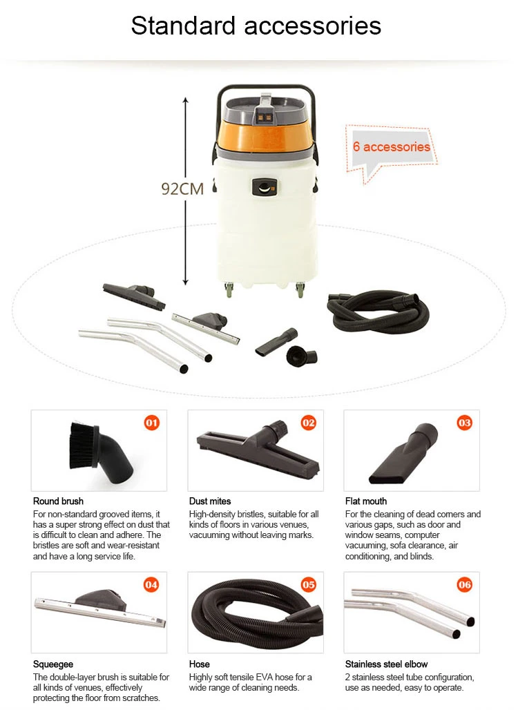 Kd518A 90L Dry Wet Professional Commercial Vacuum Cleaner