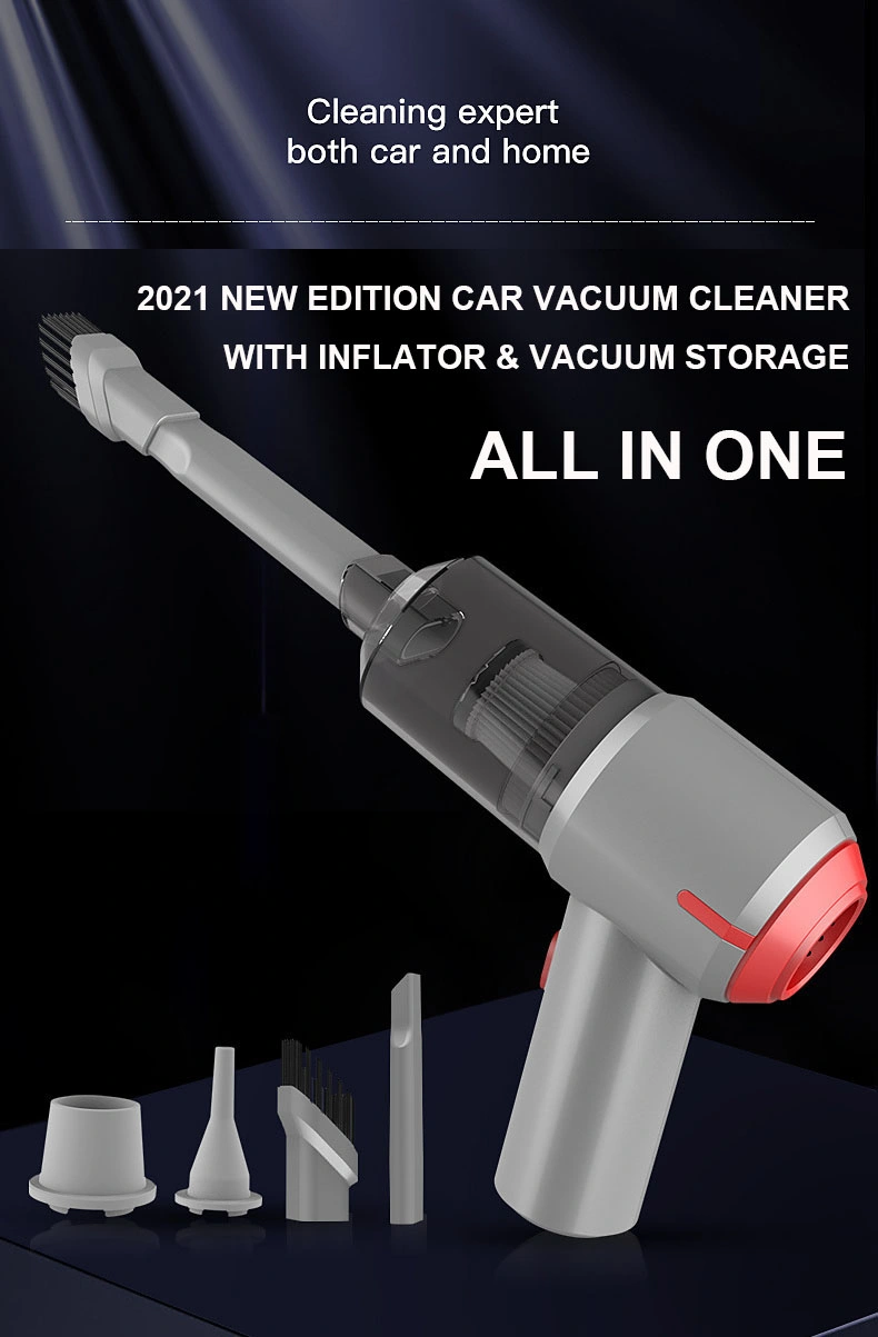 Cordless Car Vacuum Cleaner 3 in 1 Portable High Power Suction Rechargeable