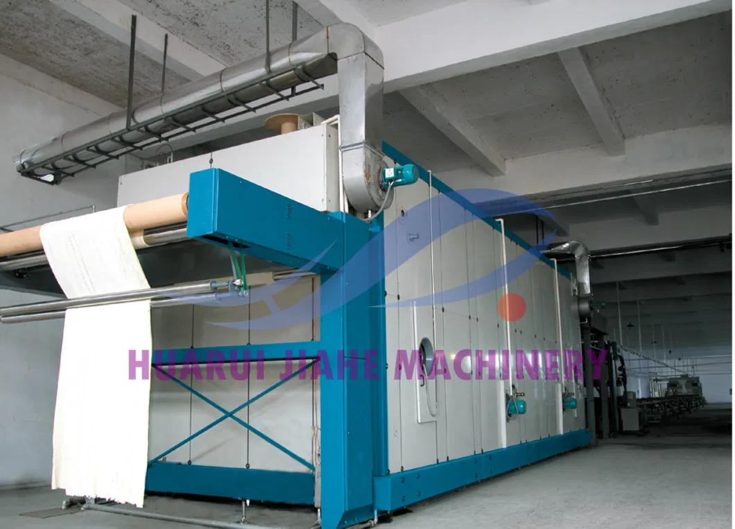 Continuous Large Production Fabric Steamer Machine, Fabric Steaming Machine to Fix Color After Printing Process