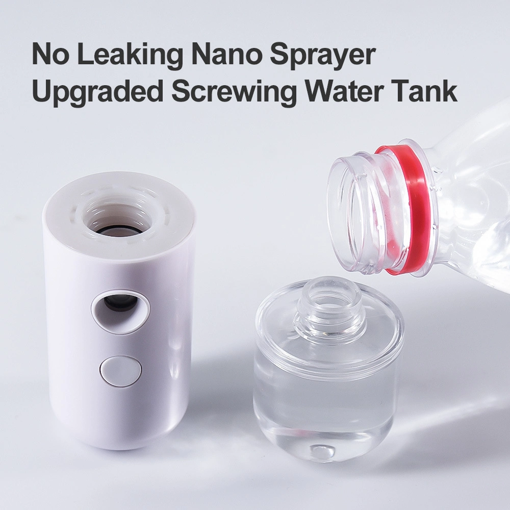 Nano Sprayer Mini USB Rechargeable Facial Humidifier Nebulizer Face Steamer Moisturizing Beauty Tool