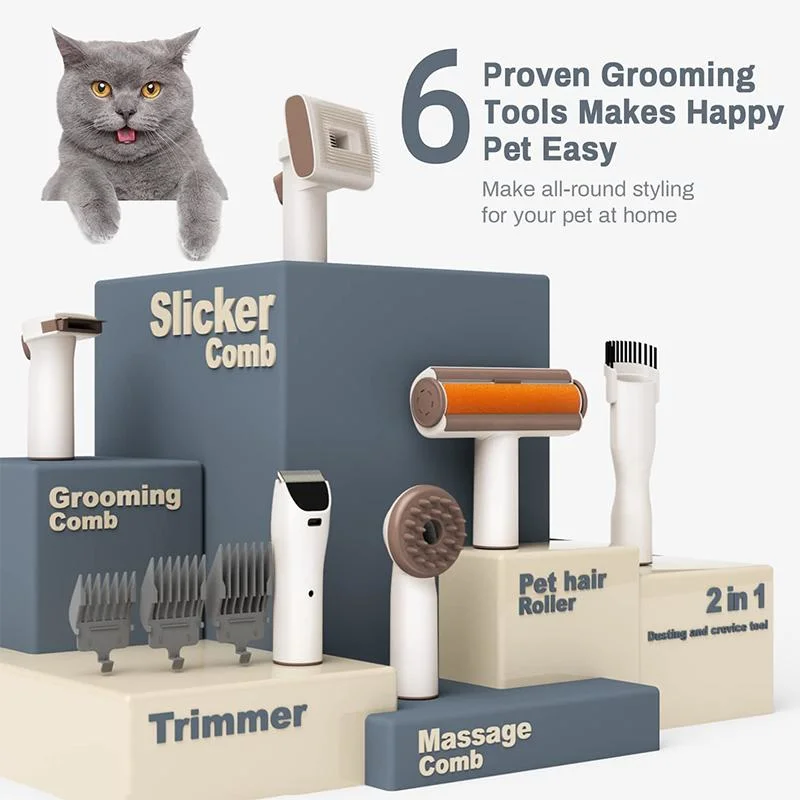 Best Selling Portable Electric Pet Cat Dog Hair Cleaning Machine Vacuum Grooming Clean Hair Combs Shed PAL Remover Tools