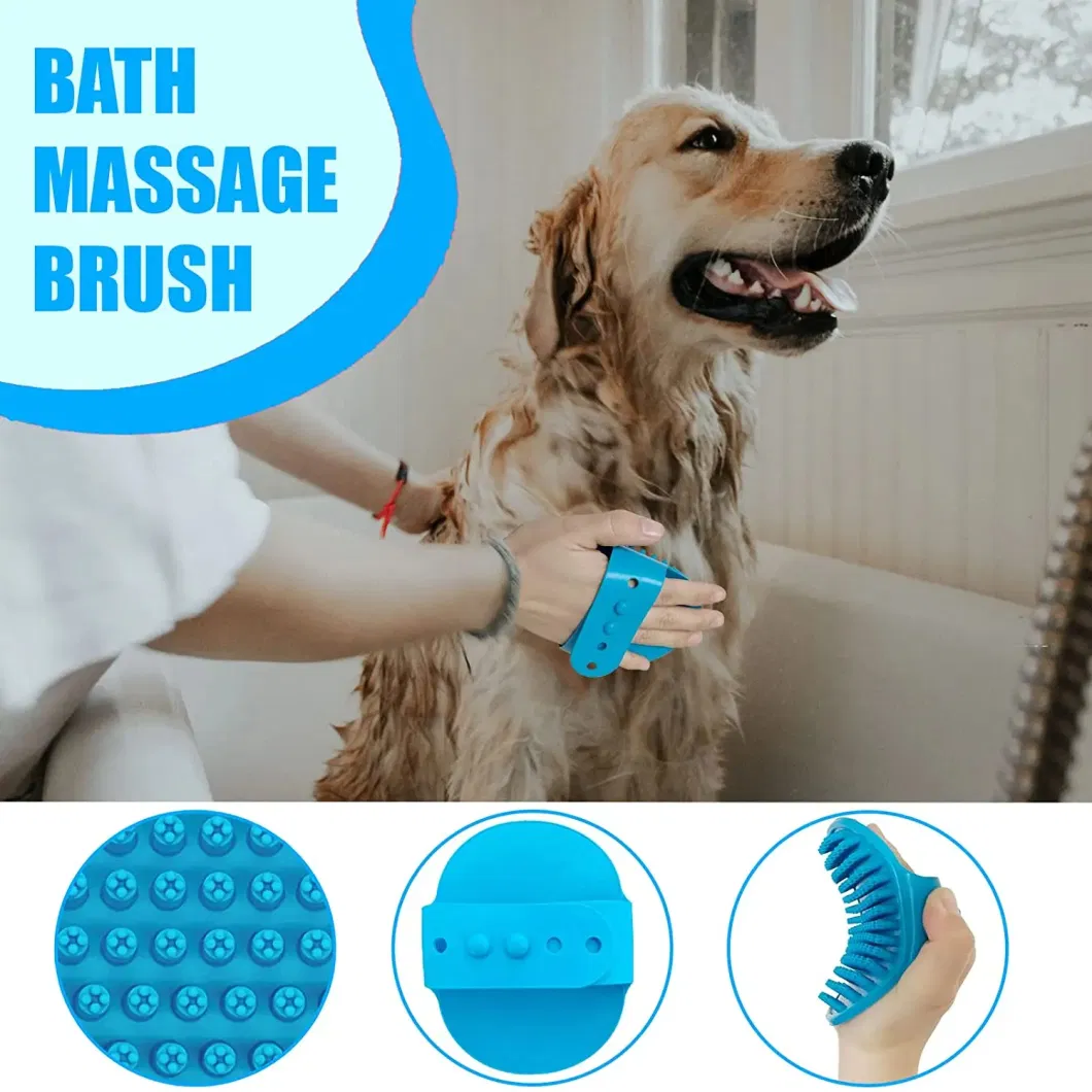 5 in 1 Grooming Dematting Hair Comb Set Brush Kit for Dogs