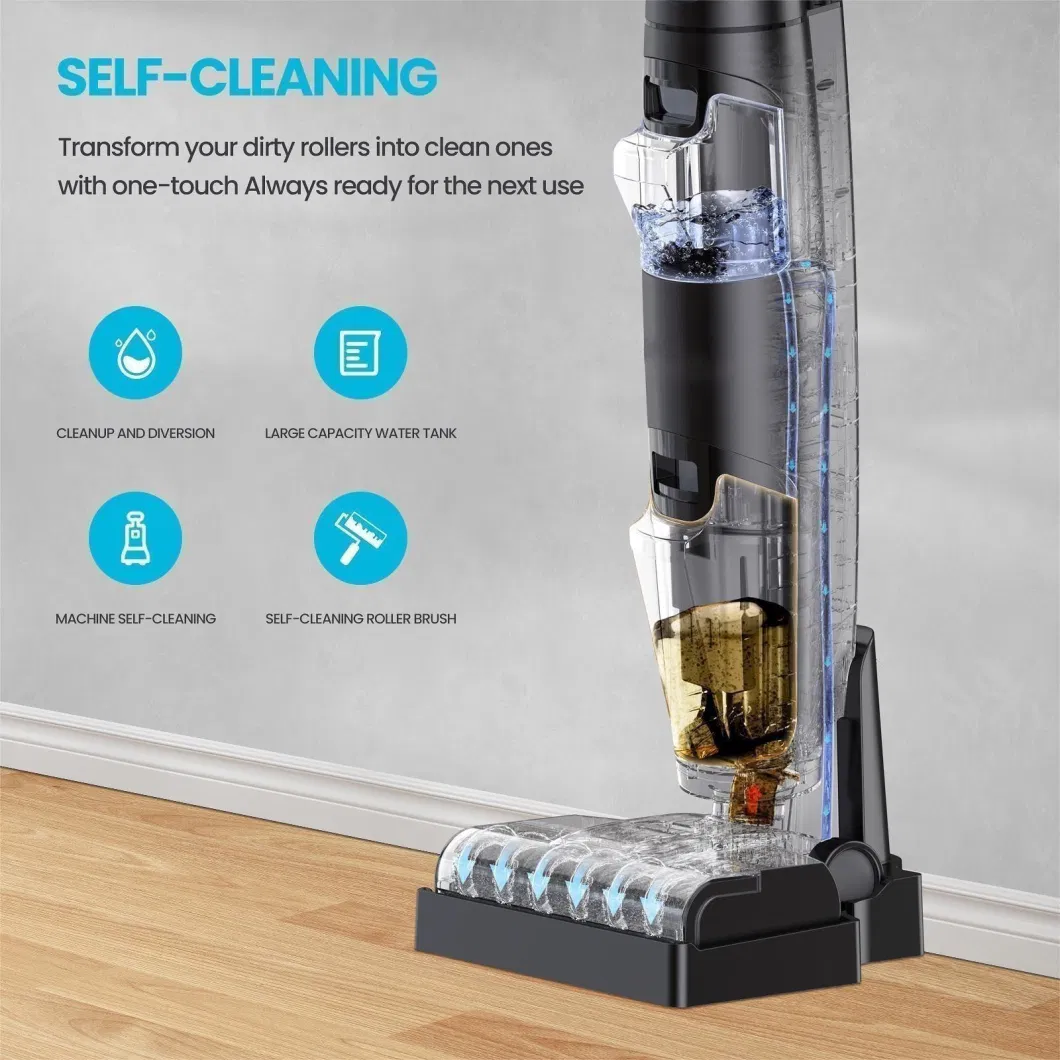 Powerful Multi Large Capacity Dirt Tank Cordless Wet-Dry Vacuum Cleaner