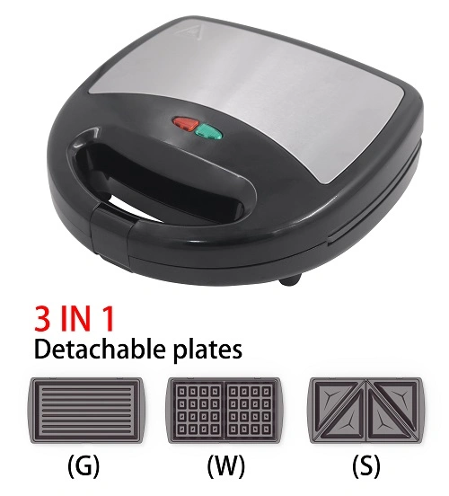 Electric Square 9 in 1 Waffle Grill Sandwich Maker