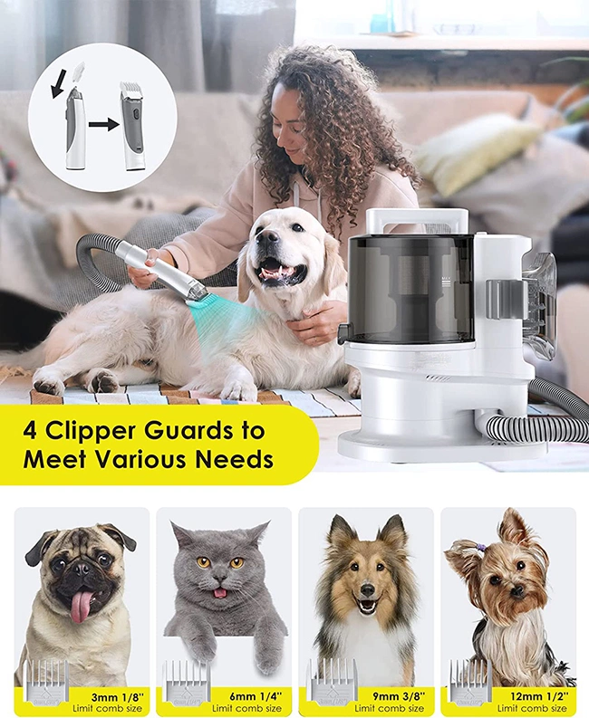 Pet Grooming Vacuum Cleaner for Cats, Dogs