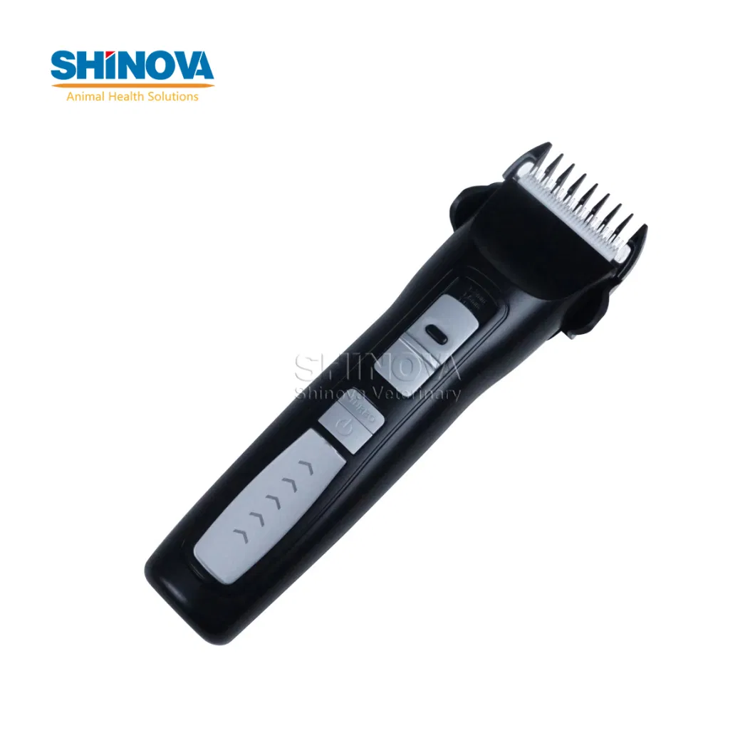 Adjustable Ceramic Blade Pet Clipper Rechargeable Electric Dog Hair Clippers Pet Power Hair Cutting Low Noise Dog Grooming Kit (GC-20R)