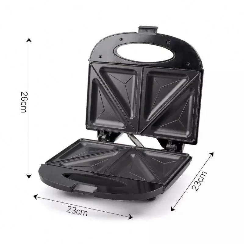 Detachable Breakfast Sandwich Maker 6 in 1 Toaster 3 in 1 Non-Stick Sandwich Maker with Cool Touch Handle Waffle Maker