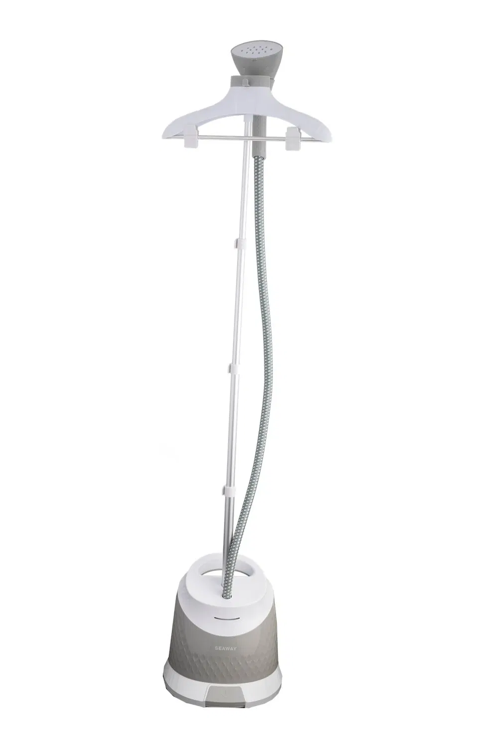 Stand Garment Steamer with Convenient Integrated Garment Hanger