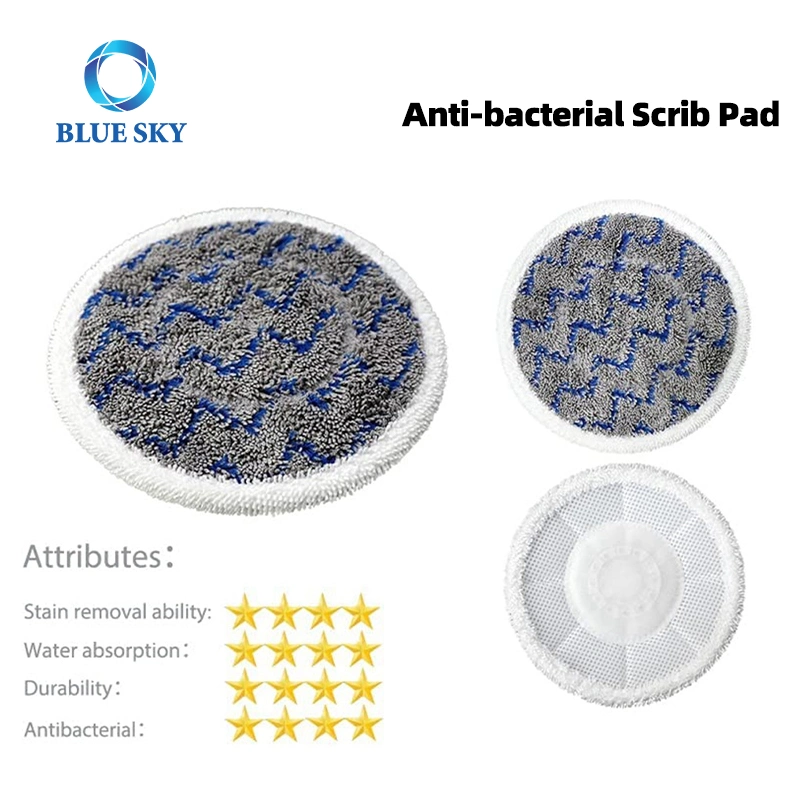 S7001 Steam Mop Pads Compatible with Shark Steam Mop Replacement Pads S7000 S7000amz S7001 S7001tgt S7201 Steam &amp; Scrub Mop