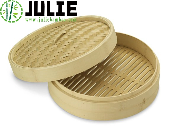 Food Grade Eco-Friendly Hygienic High Quality Natural Bamboo Steamers Chinese Steamer
