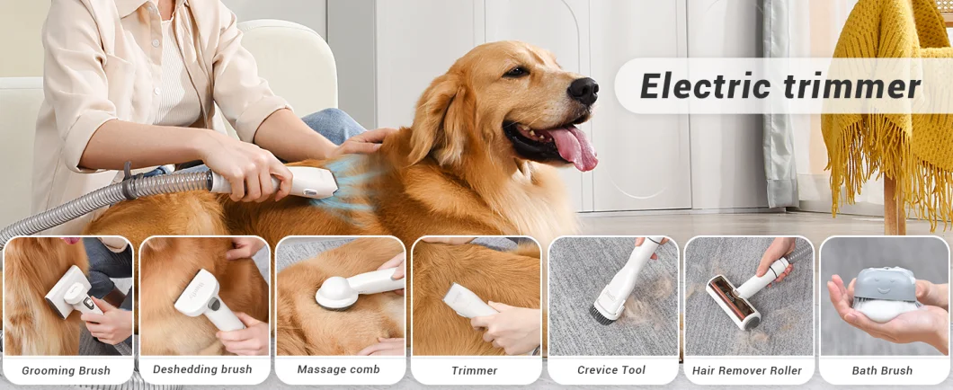 2023 The Latest Design Suitable for Pet Vacuum Cleaner Multi-Functional Accessories