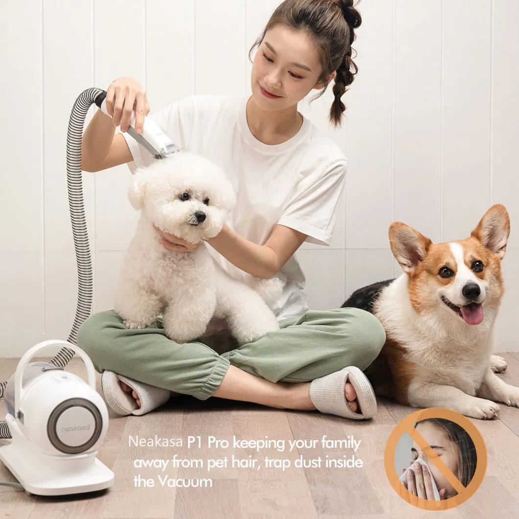 Pets Supplies Neakasa P1 PRO professional 5 in 1 Pet Grooming Kit Vacuum Cleaner for Dog Cat Hair Remover