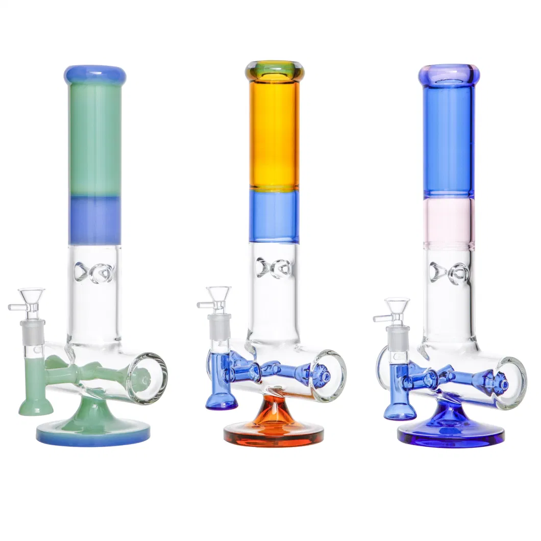 8-Arm Tree Type Percolator Straight Tube Glass Water Pipes