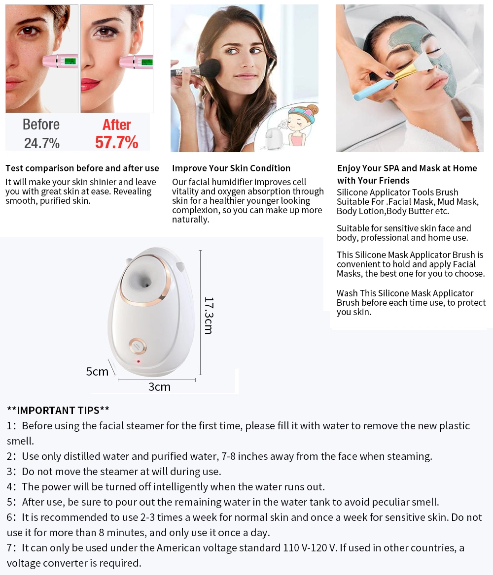 Beauty Products Handheld Nano Face Spray Electric Facial Steamer