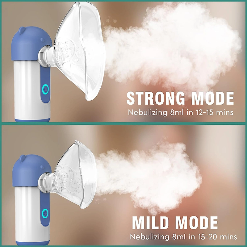 My-133b Auto Cleaning Cough Personal Cool Steam Inhaler Portable Nebulizer Mesh Nebulizer Rechargeable Handheld Nebulizer for Kids Adult Atomizer