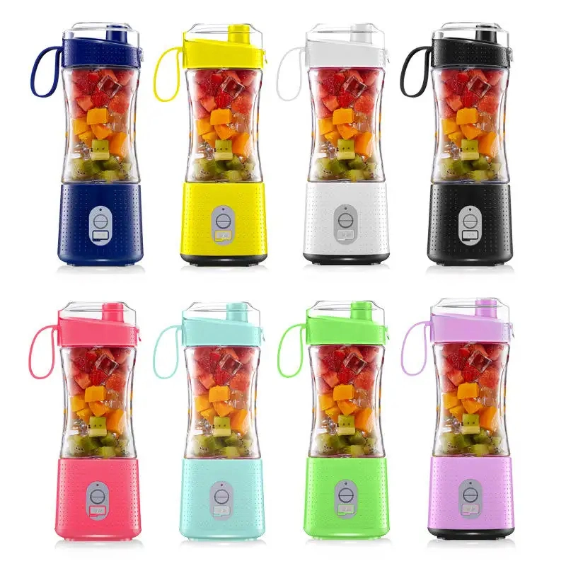 High Speed Portable Wireless Electric Mini Handheld Juicers 380ml Juicer Blender