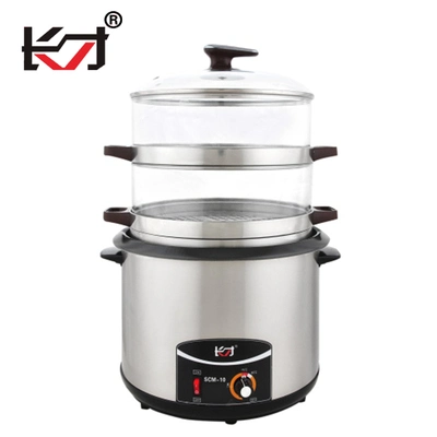 Scm-5 Cheap Wholesale Stainless Steel Electric Food Steamer Portable Steam Cooker