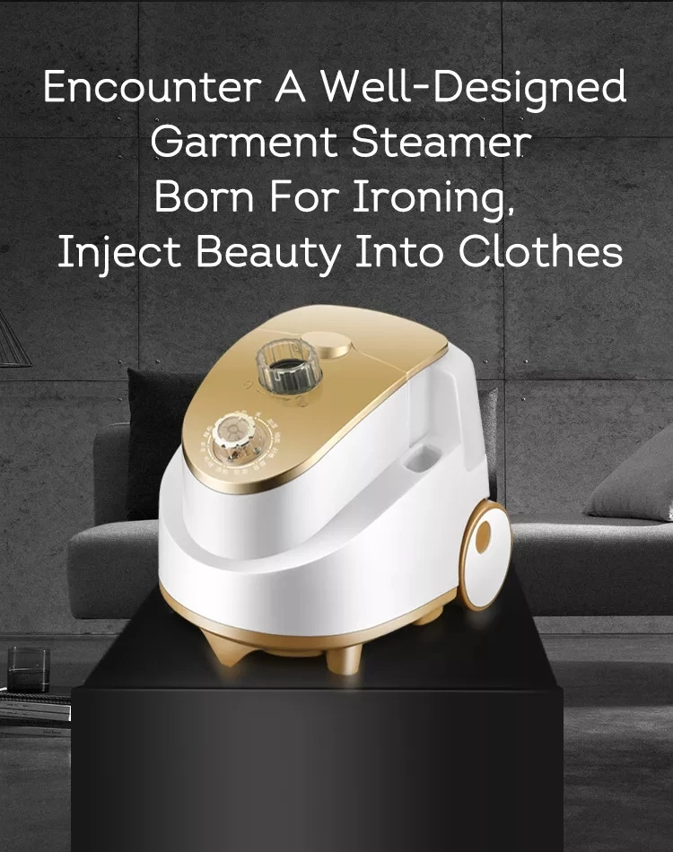 Standing Vertical Garment Steamer and Strong Horizontal Steam Iron with Iron