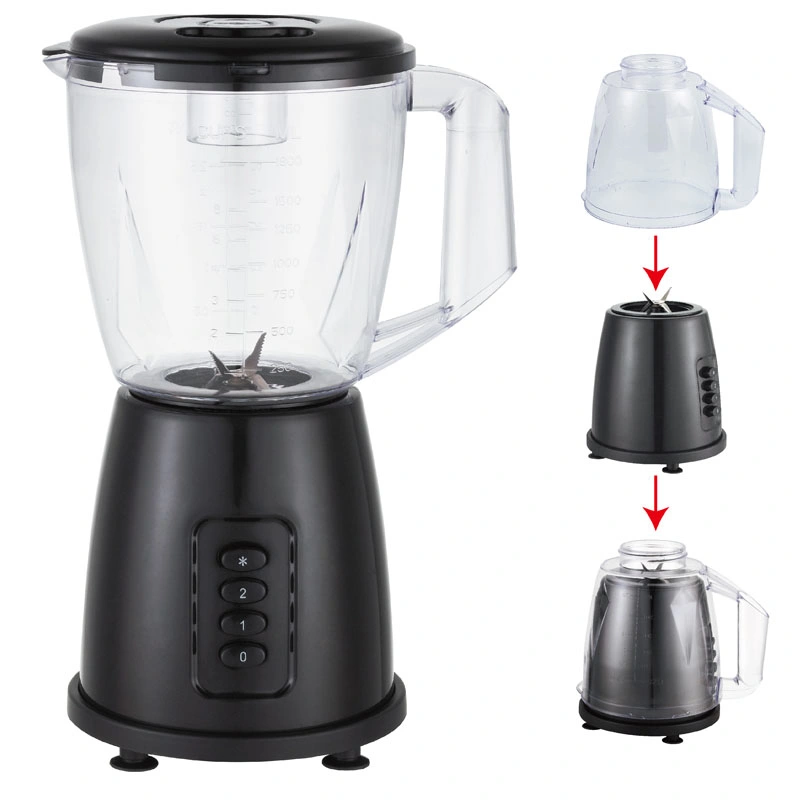 Multipurpose Operation 600ml Big Jar Blender for Travel with Bottle Juicer Electric Mini Blender