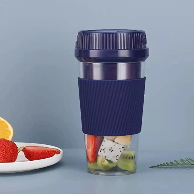 Juicer Mini Kitchenware Electric Plastic Bottle Juicer Blender 600ml