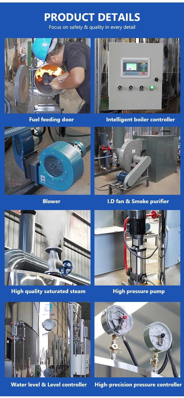 Top Boiler Supplier Laundry Steam Boiler, Boiler Accessories, Steam Boiler Machine