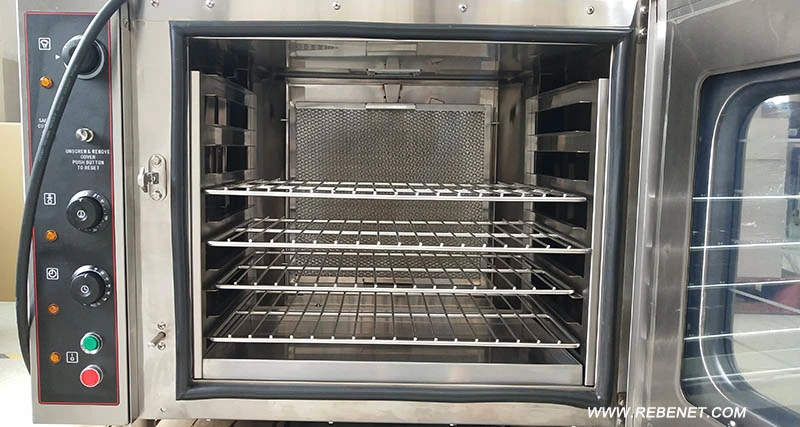 CE Approved Commercial Electric 6 Tray Combi Oven Steamer for Hotel Restaurant Kitchen Equipment (YSD-06)