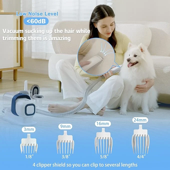 Pet Grooming Vacuum Cleaner Dog Comb Vacuum Attachment