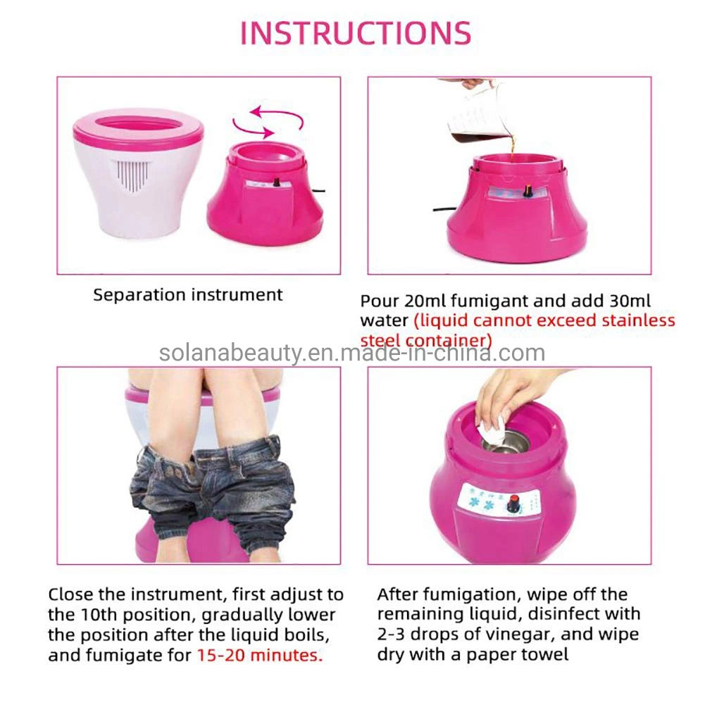 Portable V-Steam Chairs Vaginal Rejuvenation Steamer for Women Private Health