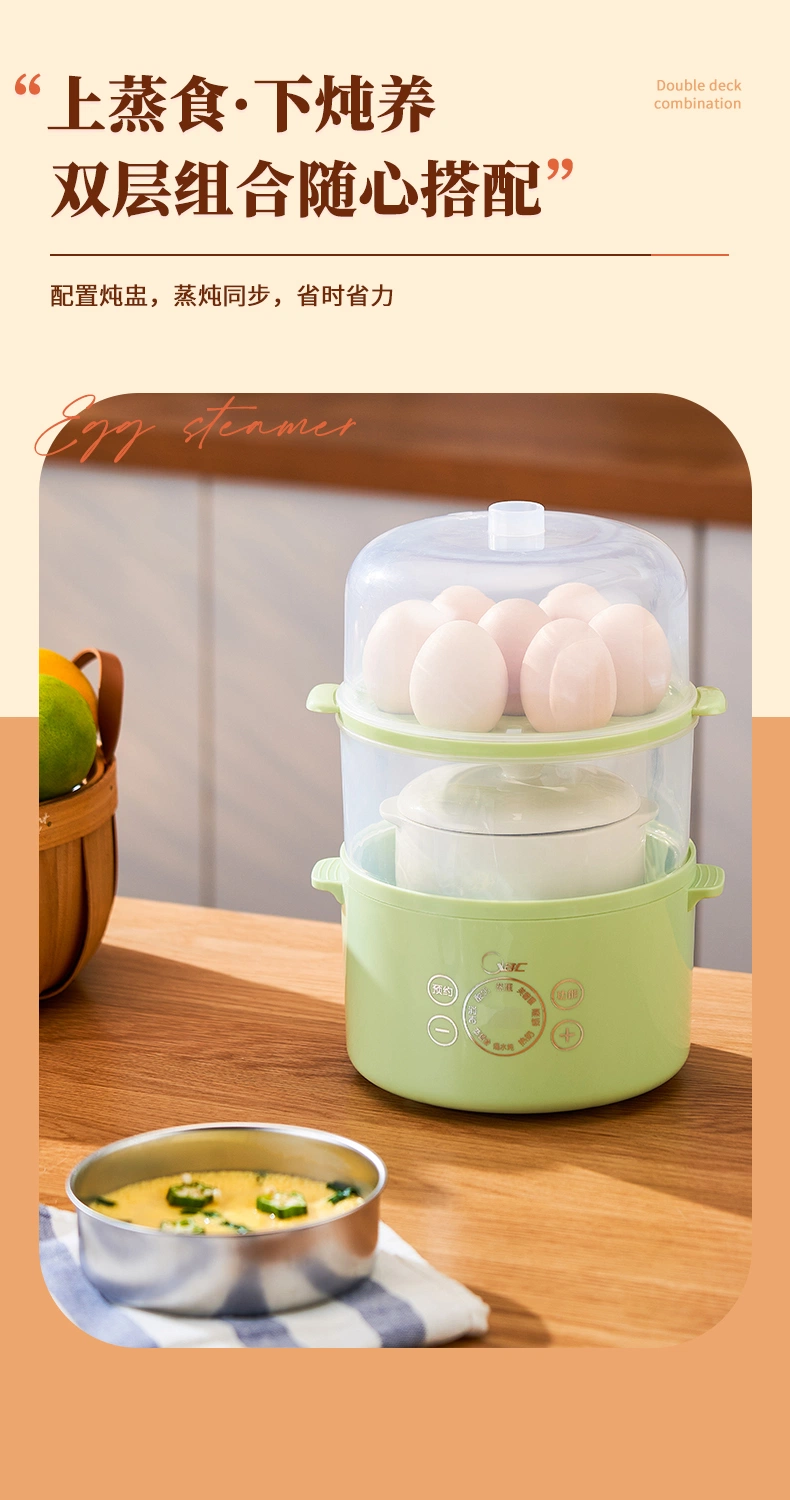 Small Electric Household Breakfast Appliances Egg Cooker Egg Steamer