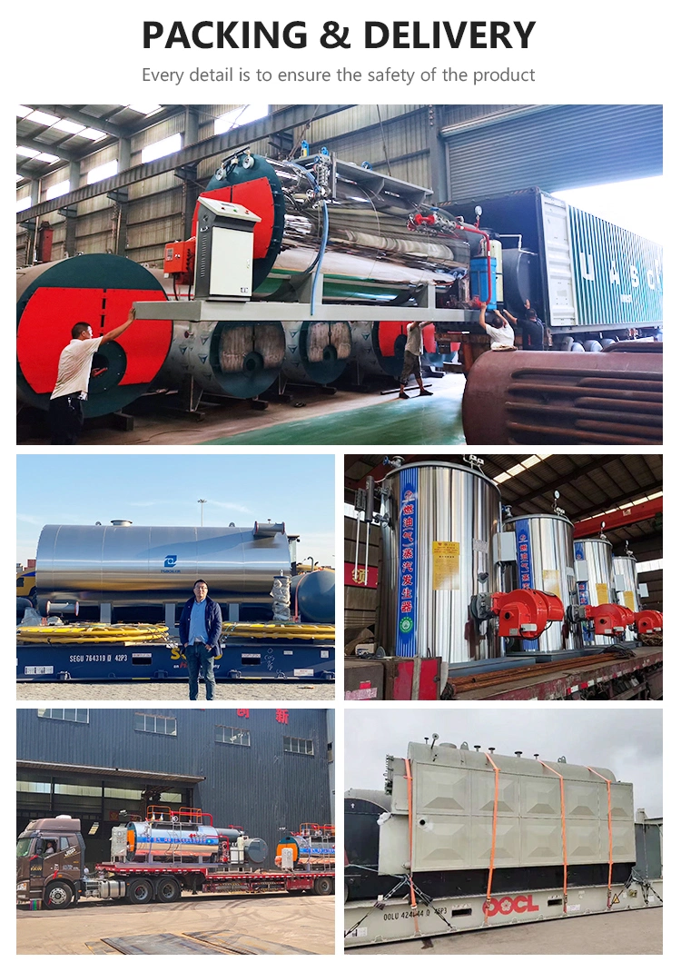 500kg Manufacturer Oil Gas Fuel Steam Boiler Steam Engine for School