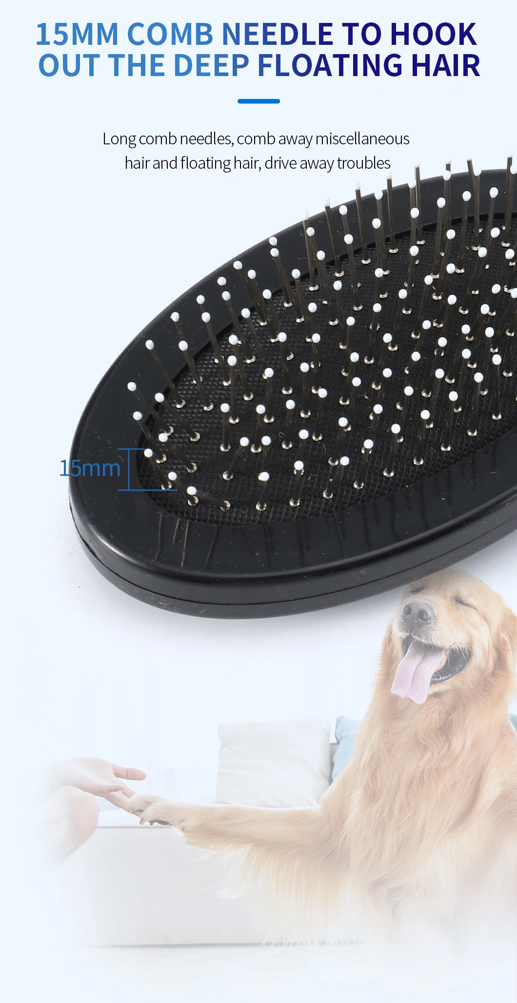 Pet Supplies Grooming Tool Dog Brush Kit Grooming Comb Pet Hair Remover Brush