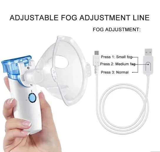 Mini Portable Nebuliser-Mesh Steam Inhalers Atomizer Handheld Nebulizer for Kids Adult