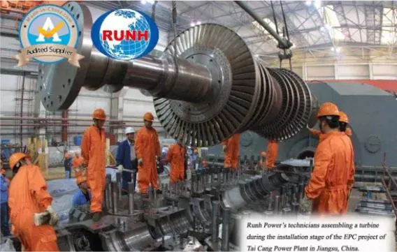 Industrial Combined-Circle Turbine 15-60MW for Power Supply