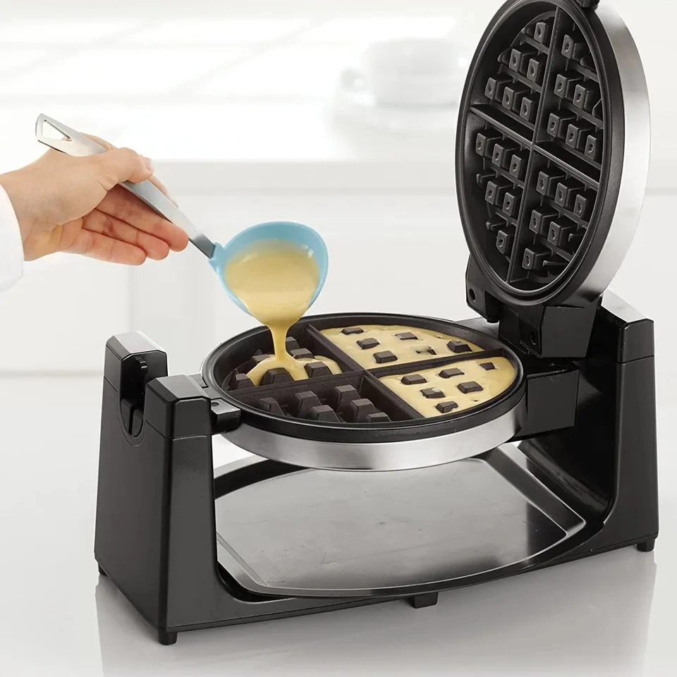 Waffle Iron Non-Stick with Automatic Temperature Control