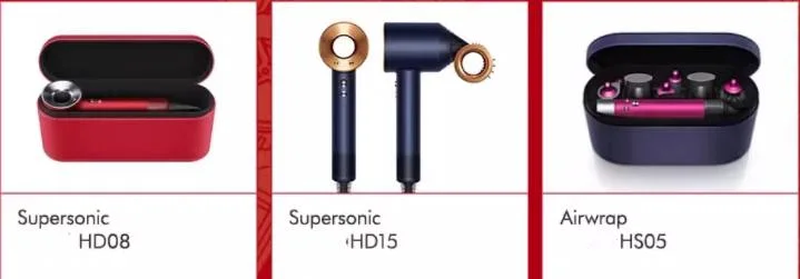 Original Super Sonics Hair Dryer Professional Edition HD07 HS 01 05 Complete Styler Set Hair HD08 HD15 Curler