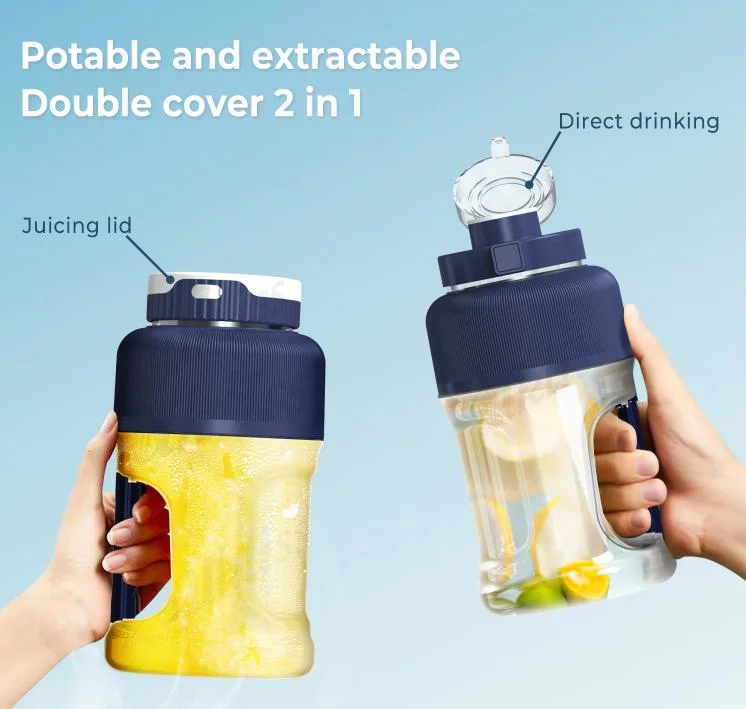 Mini Travel Juicer Bottle Electric USB Rechargeable Fruit Juicer Blender