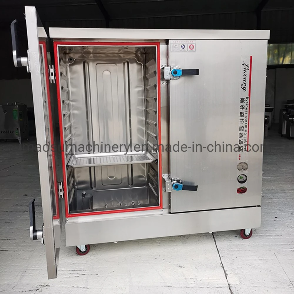 Industrial Food Steamer / Commercial Rice Steamer Steaming Cabitnet Automatic Manufacturer