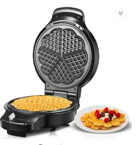 Electric Omelet Maker Skid-Resistant Omelete/Sandwich/Round Waffle/Panini BBQ Grill Maker
