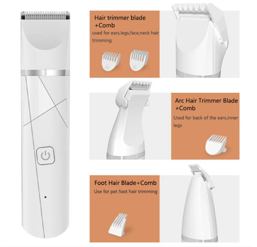 Pet Products Pet Grooming Kit Dog Hair Clipper Rechargeable Pet Nail Grinder