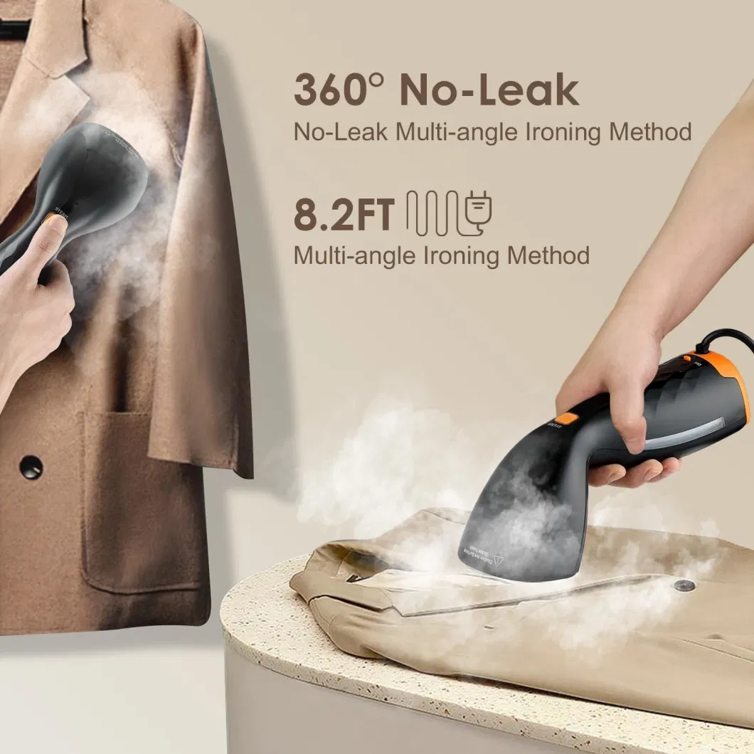 Hot Sale 15s Heat-up 360&deg; Leak-Proof Technology 8.2FT Cord Steam Iron