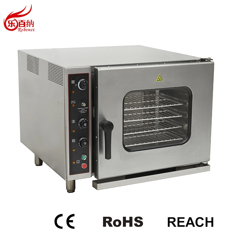 CE Approved Commercial Electric 6 Tray Combi Oven Steamer for Hotel Restaurant Kitchen Equipment (YSD-06)