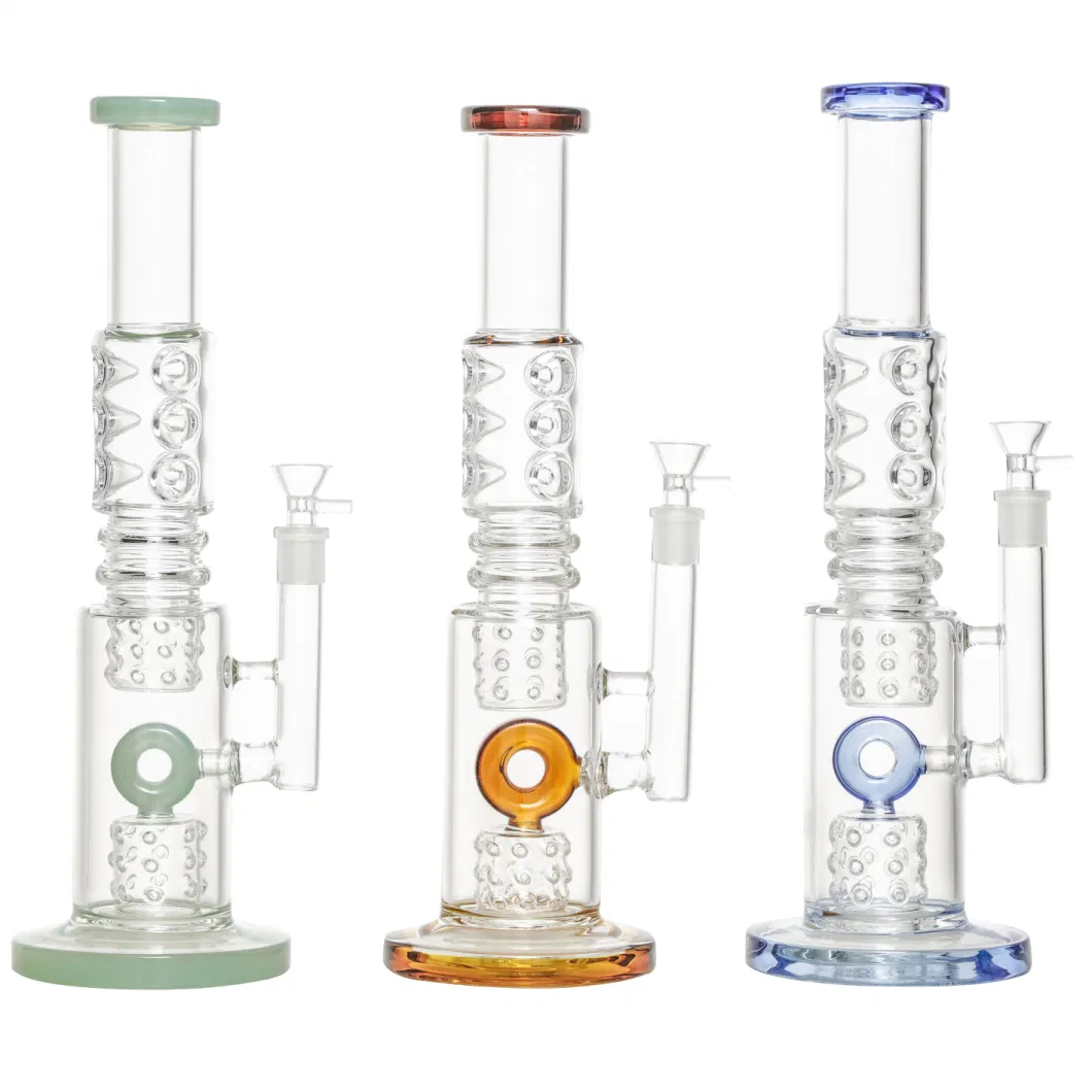 8-Arm and Honeycomb Percolator Straight Tube Glass Water Pipes